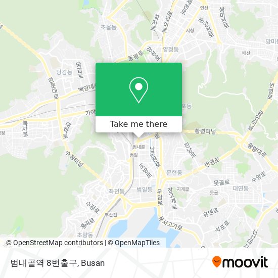 범내골역 8번출구 map