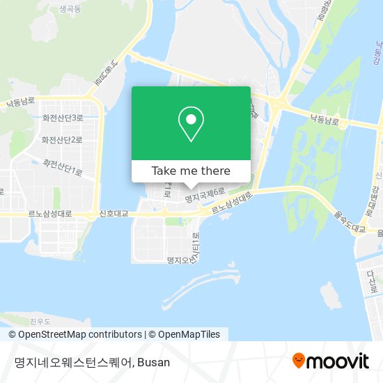 명지네오웨스턴스퀘어 map