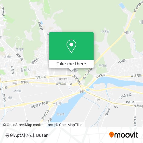 동원Apt사거리 map