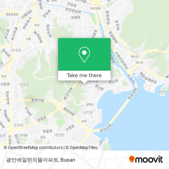 광안에일린의뜰아파트 map