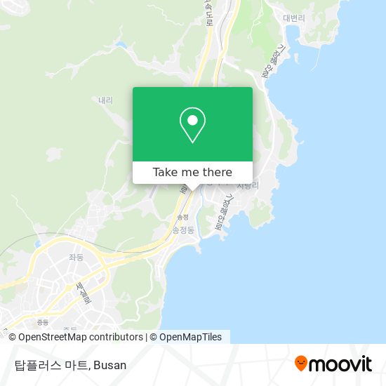탑플러스 마트 map