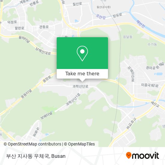 부산 지사동 우체국 map