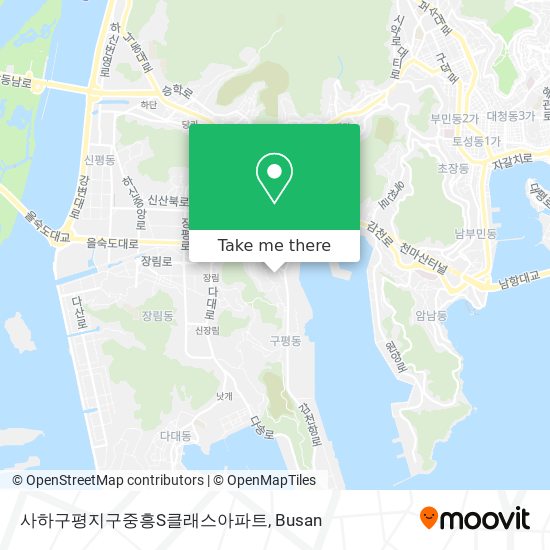 사하구평지구중흥S클래스아파트 map