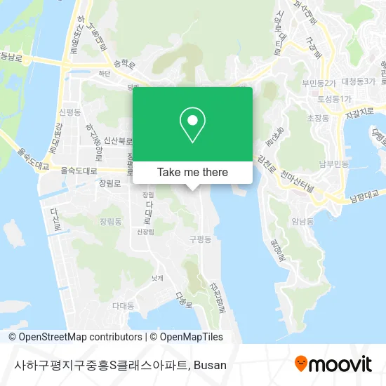 사하구평지구중흥S클래스아파트 map