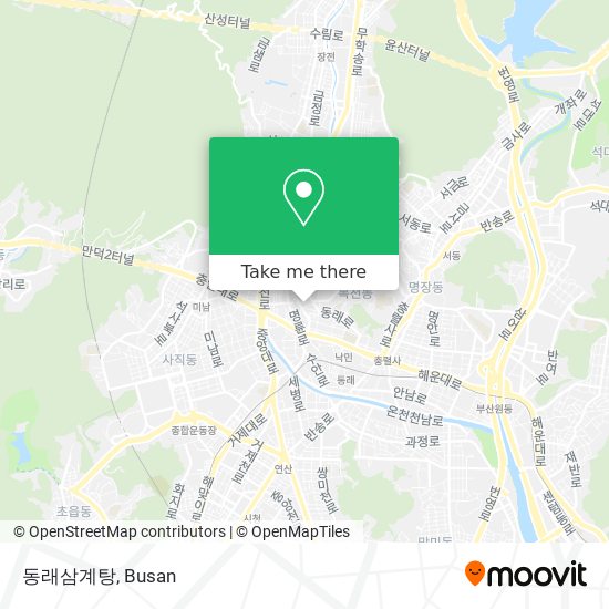 동래삼계탕 map