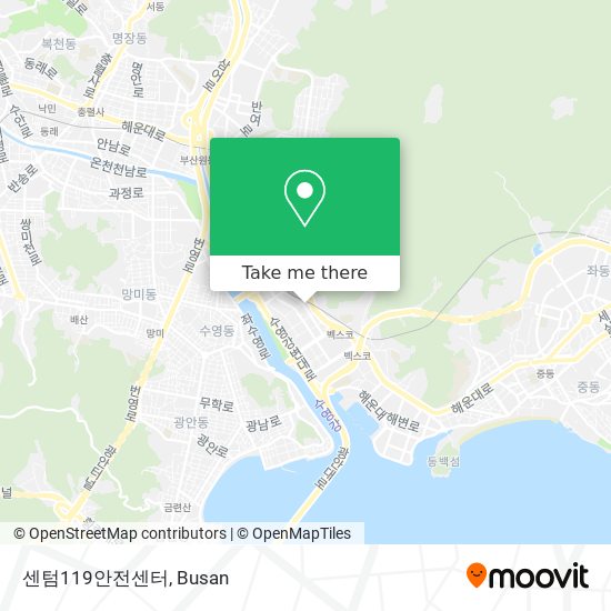 센텀119안전센터 map