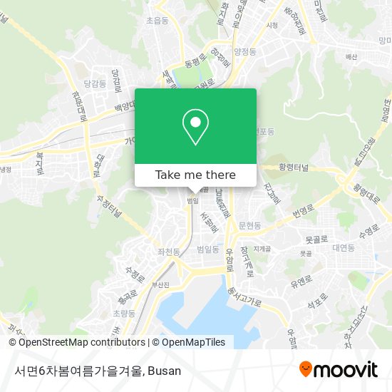 서면6차봄여름가을겨울 map