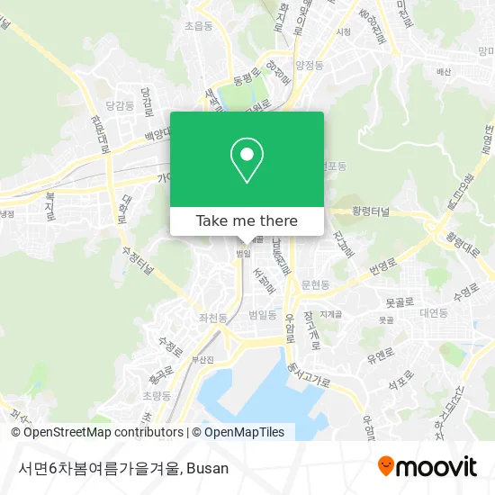 서면6차봄여름가을겨울 map
