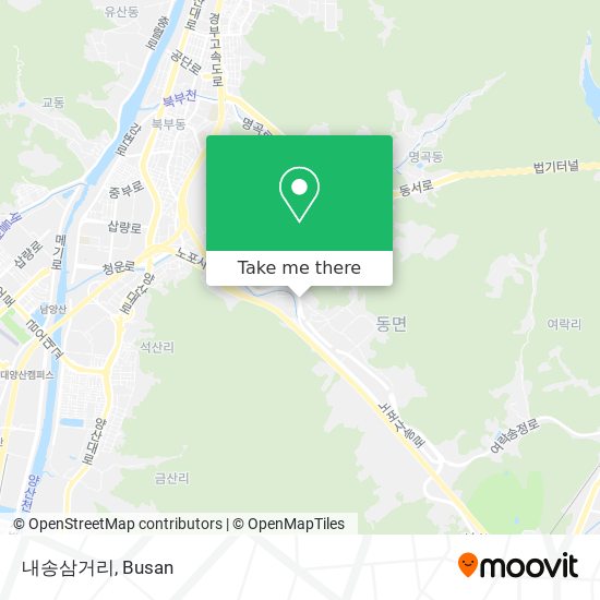 내송삼거리 map