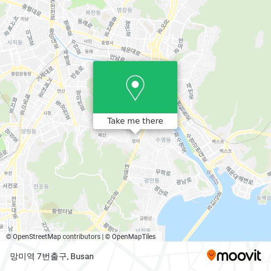 망미역 7번출구 map