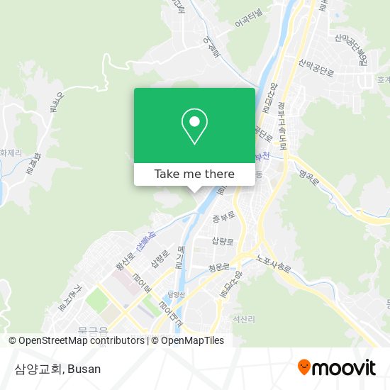 삼양교회 map