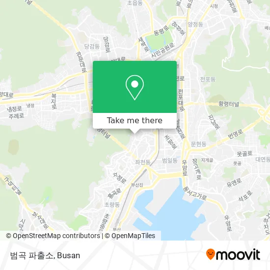 범곡 파출소 map