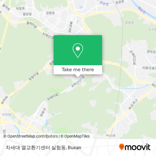 차세대 열교환기센터 실험동 map