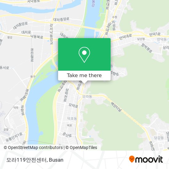 모라119안전센터 map