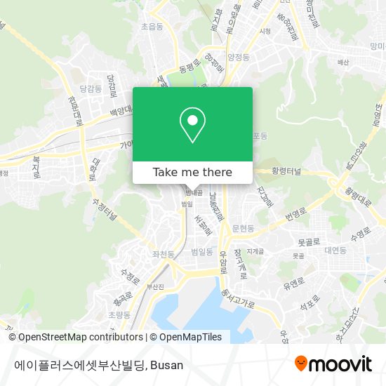 에이플러스에셋부산빌딩 map