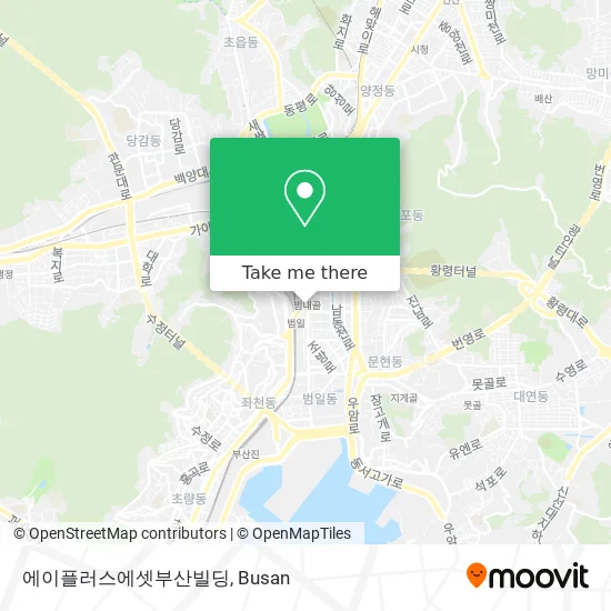 에이플러스에셋부산빌딩 map