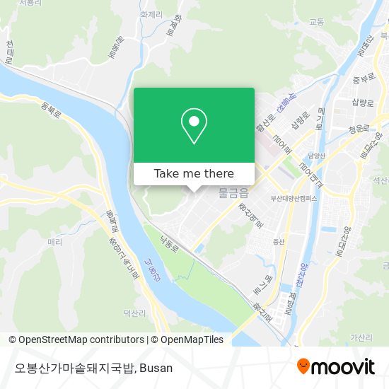 오봉산가마솥돼지국밥 map
