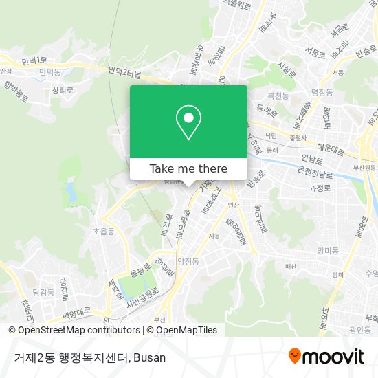 거제2동 행정복지센터 map