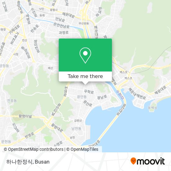 하나한정식 map