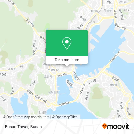 Busan Tower map