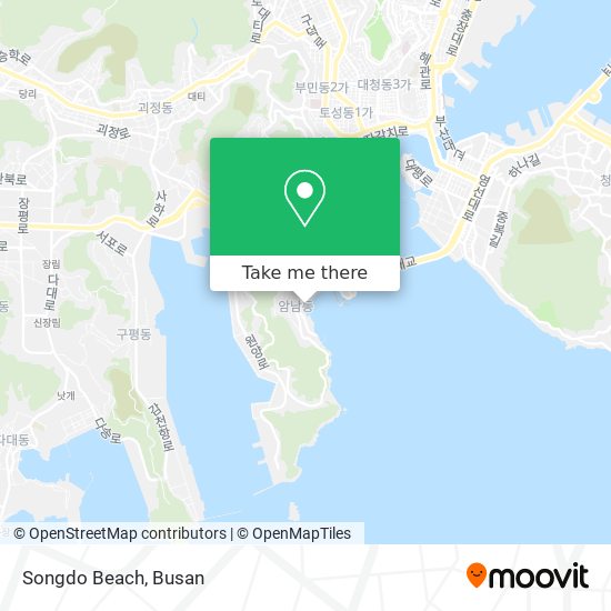 Songdo Beach map