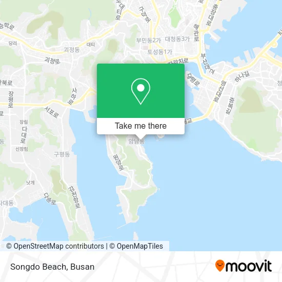 Songdo Beach map