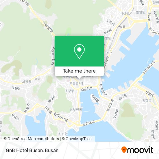 GnB Hotel Busan map