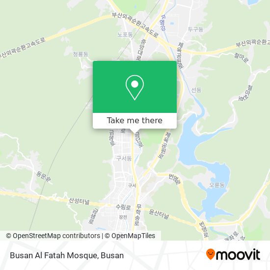 Busan Al Fatah Mosque map
