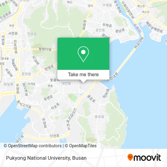 Pukyong National University map