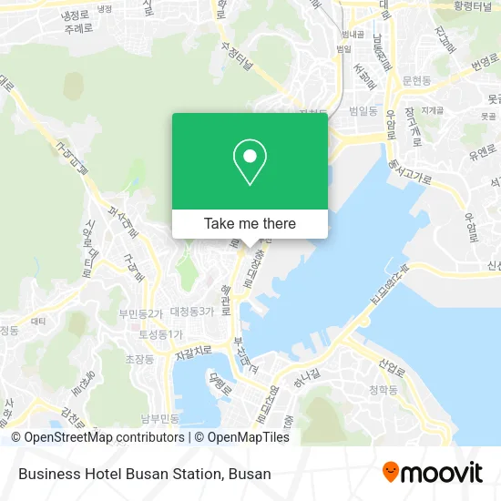 Business Hotel Busan Station map