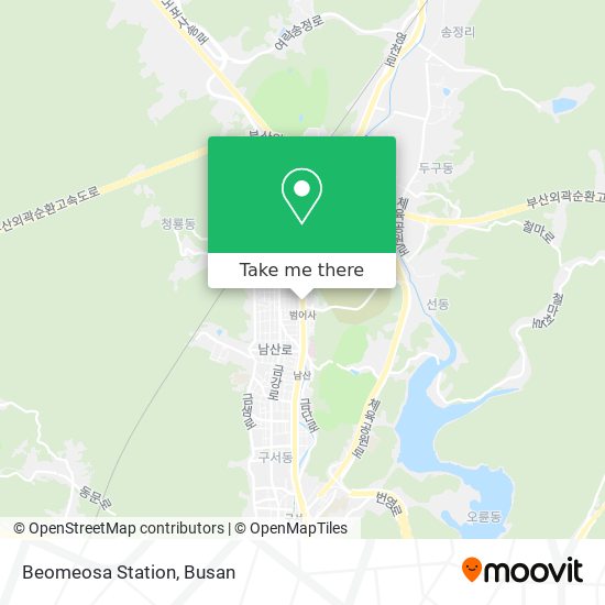 Beomeosa Station map
