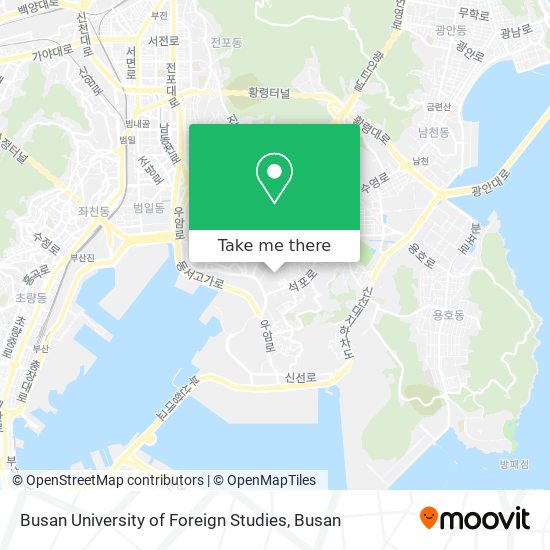 Busan University of Foreign Studies map