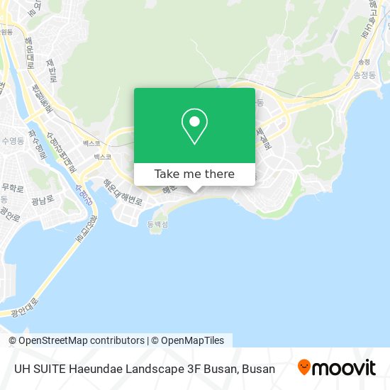 UH SUITE Haeundae Landscape 3F Busan map