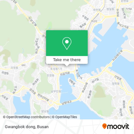 Gwangbok dong map