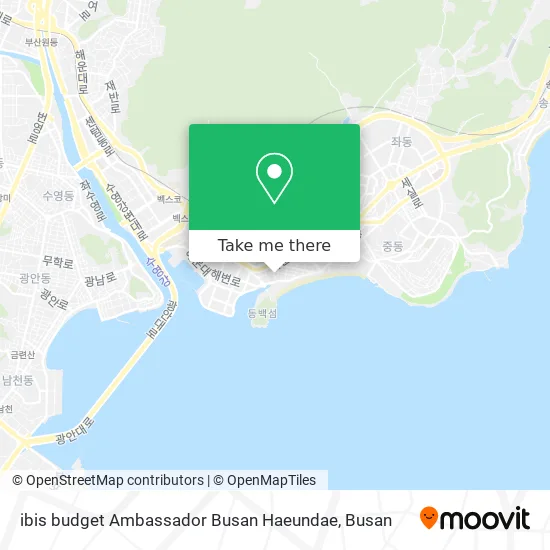 ibis budget Ambassador Busan Haeundae map