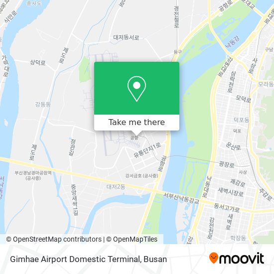 Gimhae Airport Domestic Terminal map