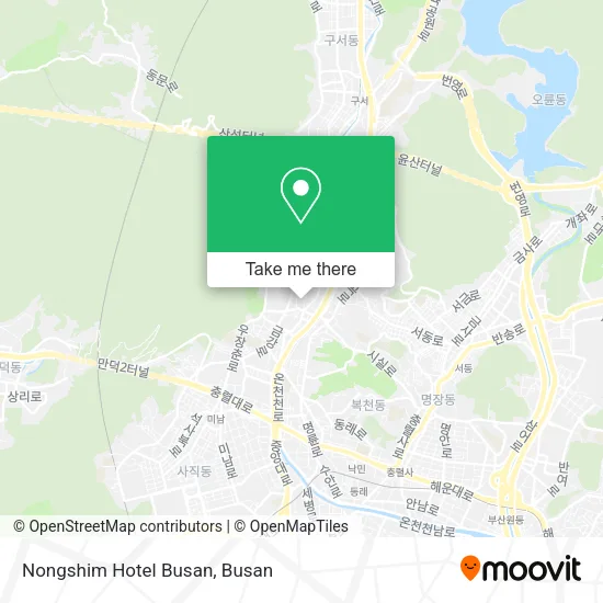 Nongshim Hotel Busan map