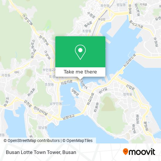 Busan Lotte Town Tower map