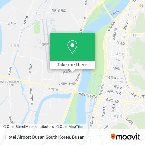 Hotel Airport Busan South Korea map