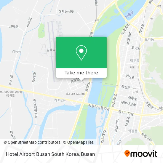 Hotel Airport Busan South Korea map