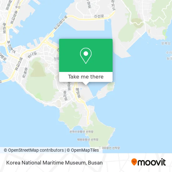 Korea National Maritime Museum map