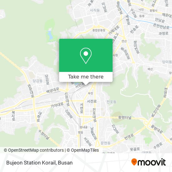 Bujeon Station Korail map