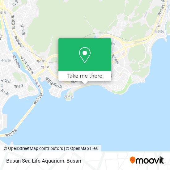 Busan Sea Life Aquarium map