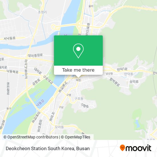 Deokcheon Station South Korea map