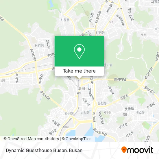 Dynamic Guesthouse Busan map
