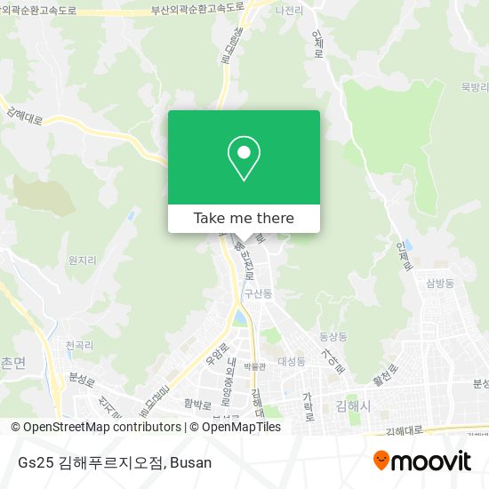Gs25 김해푸르지오점 map