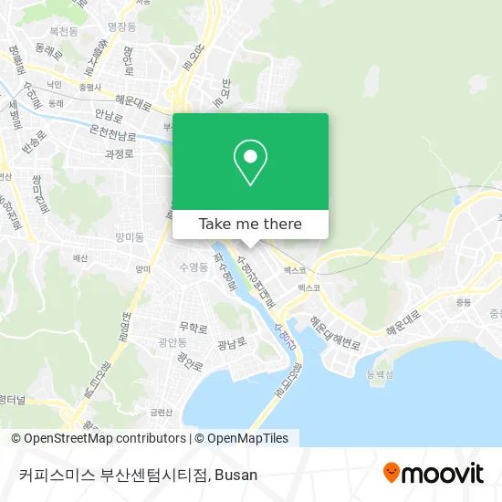 커피스미스 부산센텀시티점 map