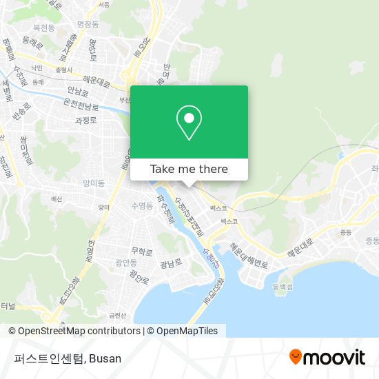 퍼스트인센텀 map