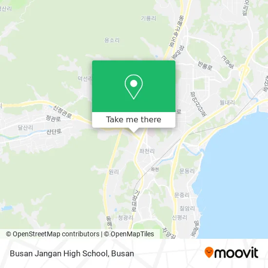 Busan Jangan High School map