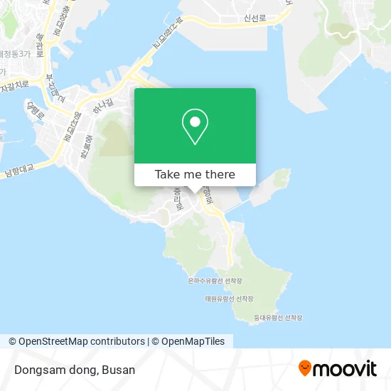 Dongsam dong map